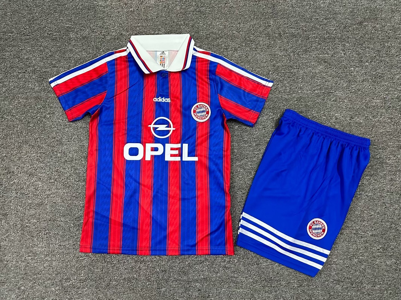Kids-Bayern Munich 95/97 Home Soccer Jersey
